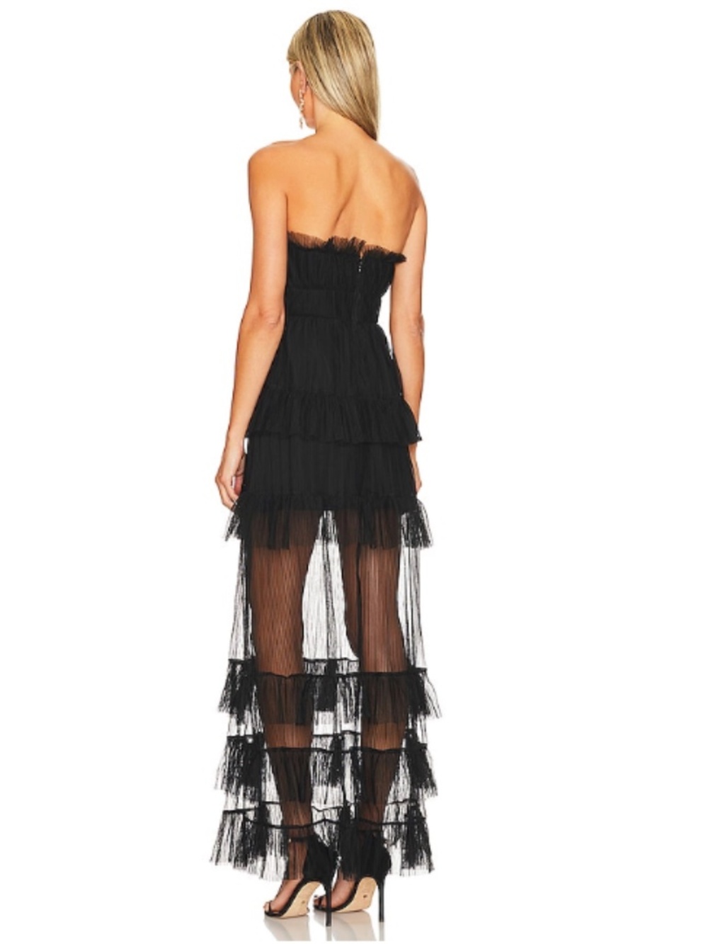 NWT Lovers and Friends Barlow Gown - Black - Picture 5 of 8